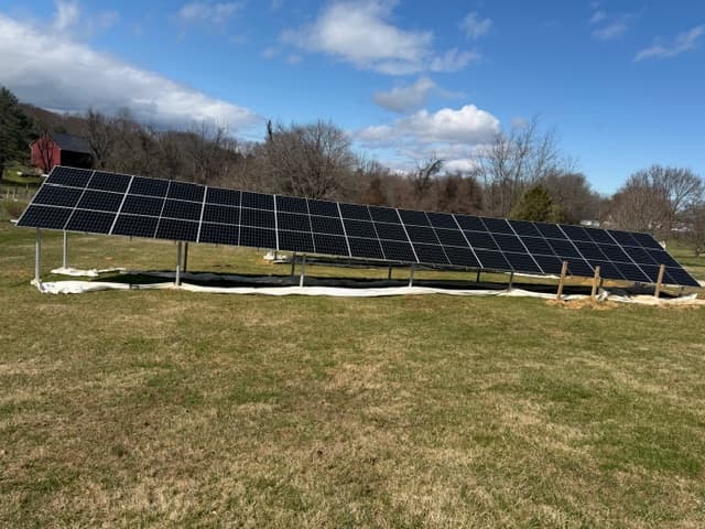 Ground Mount Solar Installation - Southern Maryland